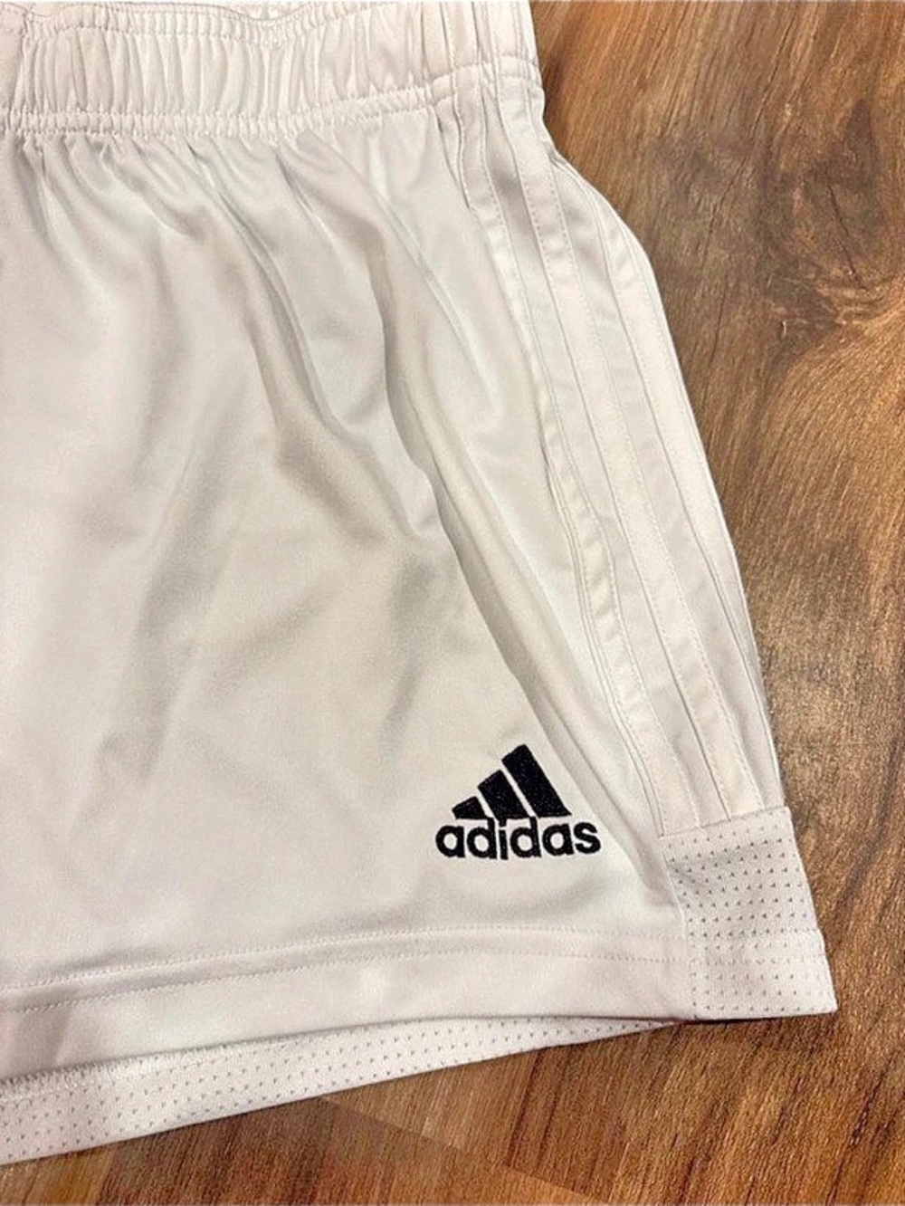 Adidas Women’s White Running Shorts - Picture 3 of 4